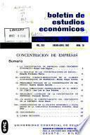 Boletín de estudios economicos