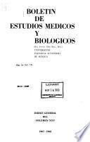 Boletín de estudios médicos y biológicos