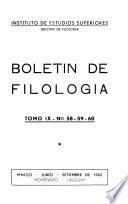 Boletín de filología ...