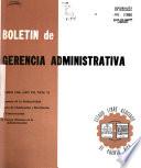 Boletin de gerencia administrativa