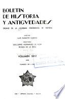 Boletín de historia y antigüedades