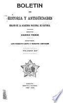 Boletín de historia y antigüedades