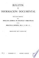 Boletín de información documental