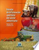 Boletín de información oportuna del sector alimentario No. 346