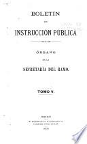 Boletín de instrucción pública