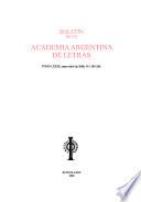 Boletín de la Academia Argentina de Letras