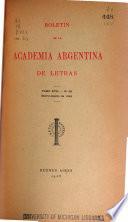 Boletín de la Academia Argentina de Letras