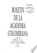 Boletín de la Academia Colombiana