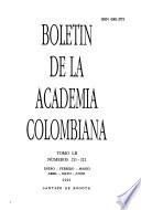 Boletín de la Academia Colombiana