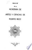 Boletín de la Academia de Artes y Ciencias de Puerto Rico