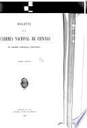 Boletín de la Academia Nacional de Ciencias