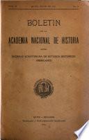 Boletin de la Academia nacional de historia, antes Sociedad ecuatoriana de estudios historicos americanos