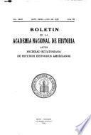 Boletín de la Academia Nacional de Historia antes Sociedad Ecuatoriana de Estudios Históricos Americanos