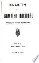 Boletín de la Asamblea Nacional