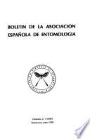 Boletin de la Asociación Española de Entomologia