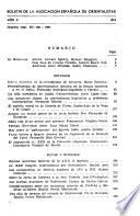 Boletín de la Asociación Española de Orientalistas