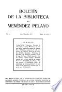 Boletín de la Biblioteca de Menéndez Pelayo