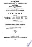 Boletin de la Exposicion Nacional en Córdoba en 1871