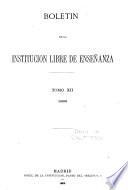 Boletín de la Institución Libre de Enseñanza