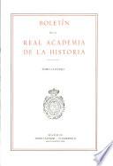 Boletin de la Real Academia de la Historia. TOMO CLXXXIII. NUMERO II. AÑO 1986