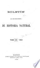 Boletin de la Real Sociedad Española de Historia Natural