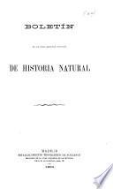 Boletín de la Real Sociedad Española de Historia Natural