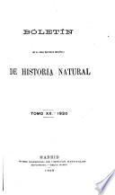 Boletín de la Real Sociedad Española de Historia Natural