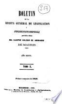 Boletín de la Revista general de legislación y jurisprudencia