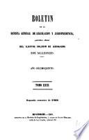 Boletín de la Revista general de legislación y jurisprudencia