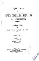 Boletín de la Revista general de legislación y jurisprudencia