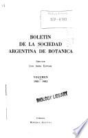 Boletín de la Sociedad Argentina de Botánica
