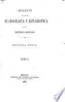 Boletín de la Sociedad de Geografía y Estadística de la República Mexicana