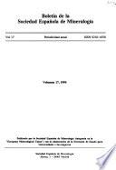Boletín de la Sociedad Española de Mineralogía