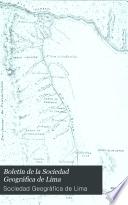 Boletín de la Sociedad Geográfica de Lima