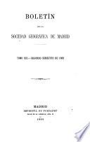 Boletin de la Sociedad Geografica de Madrid