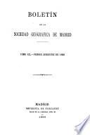 Boletín de la Sociedad Geográfica de Madrid