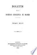 Boletín de la Sociedad Geográfica de Madrid