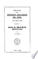 Boletin de la Sociedad Geológica del Perú