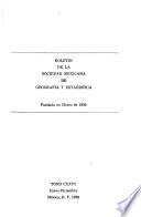 Boletín de la Sociedad Mexicana de Geografía y Estadística