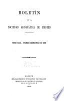 Boletín de la Socieded Geográfica de Madrid