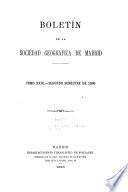 Boletín de la Socieded Geográfica de Madrid