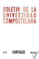 Boletin de la Universidad de Santiago de Compostela