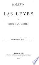 Boletín de las leyes i decretos del Gobierno