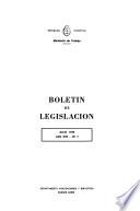 Boletín de legislación