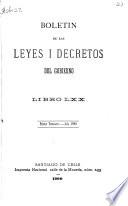 Boletin de leyes y decretos del gobierno