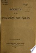 Boletin de los servicios agrícolas