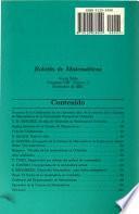 Boletín de matemáticas