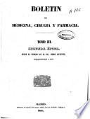 Boletín de medicina, cirugía y farmacia