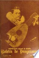 Boletín de programas