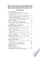 Boletín de salud publica